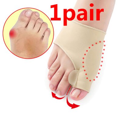 Lot d'attelles de correction d'orteils hallux valgus