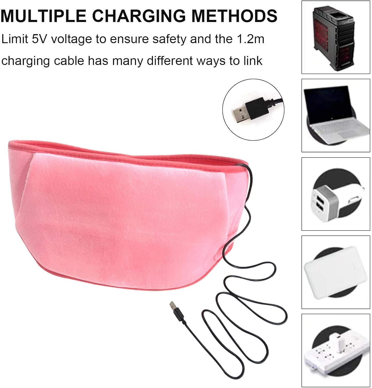 Ceinture Chauffante Électrique - Soulage le Ventre