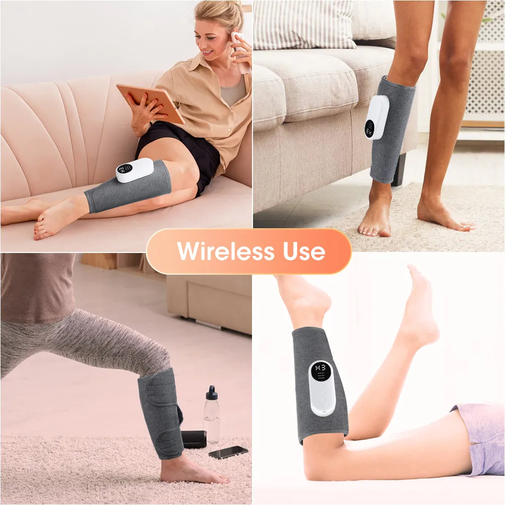 Masseur Électrique à Air Comprimé pour Mollets - Stimule la circulation & Détend