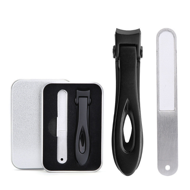 Kit Manucure Professionnel -Coupe-Ongles & Lime en Acier Inoxydable