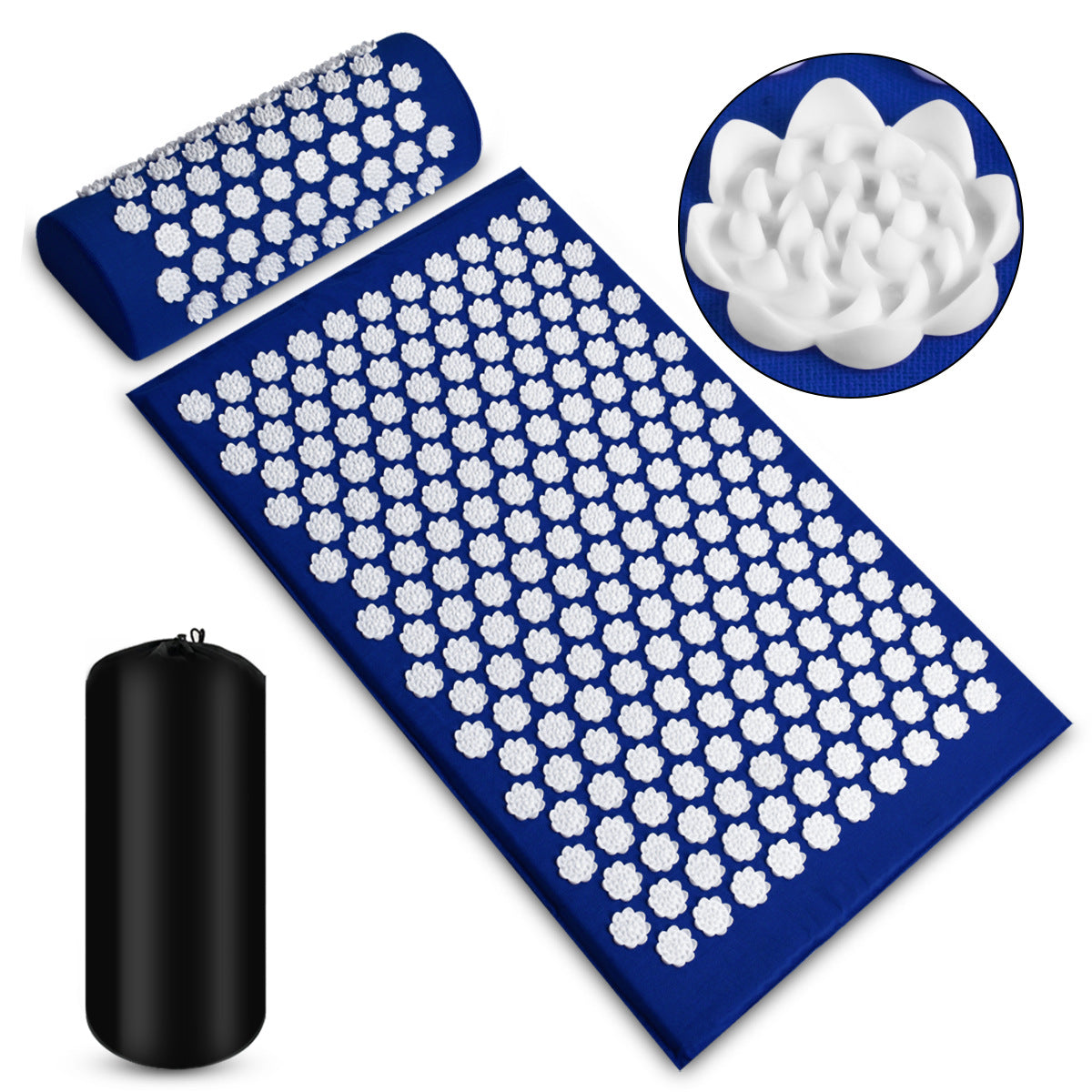Tapis & Oreiller Fleurs  Lotus Yoga - Stimulez vos points d'acupression