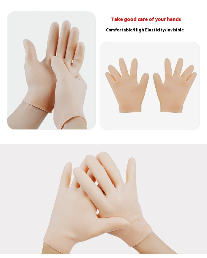 Gants & Chaussettes Hydratants  en Silicone Réutilisables