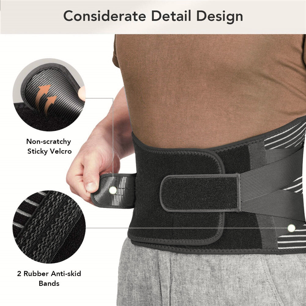 Ceinture lombaire flexible & renforcée pour adultes