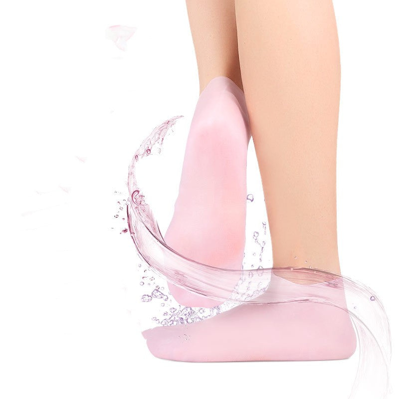 Chaussettes Hydratantes en Silicone réutilisables - Lot 2 Soin Pieds Secs