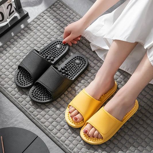 Tongs d'Acupression Antidérapantes Unisexe - Confort et Soin des Pieds