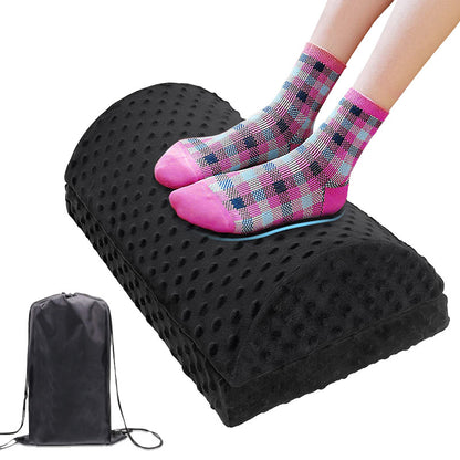 Repose-pieds à mémoire de forme doux - Relaxation et soutien pour vos pieds