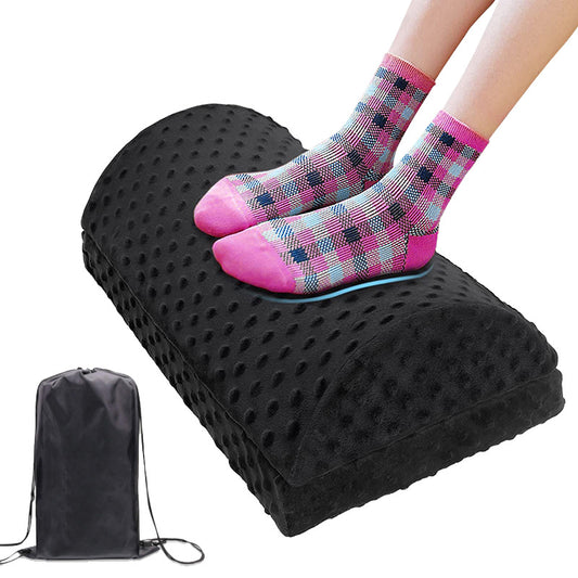 Repose-pieds à mémoire de forme doux - Relaxation et soutien pour vos pieds