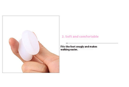 Séparateurs d'Orteils en Silicone - Confort et Soin des Pieds