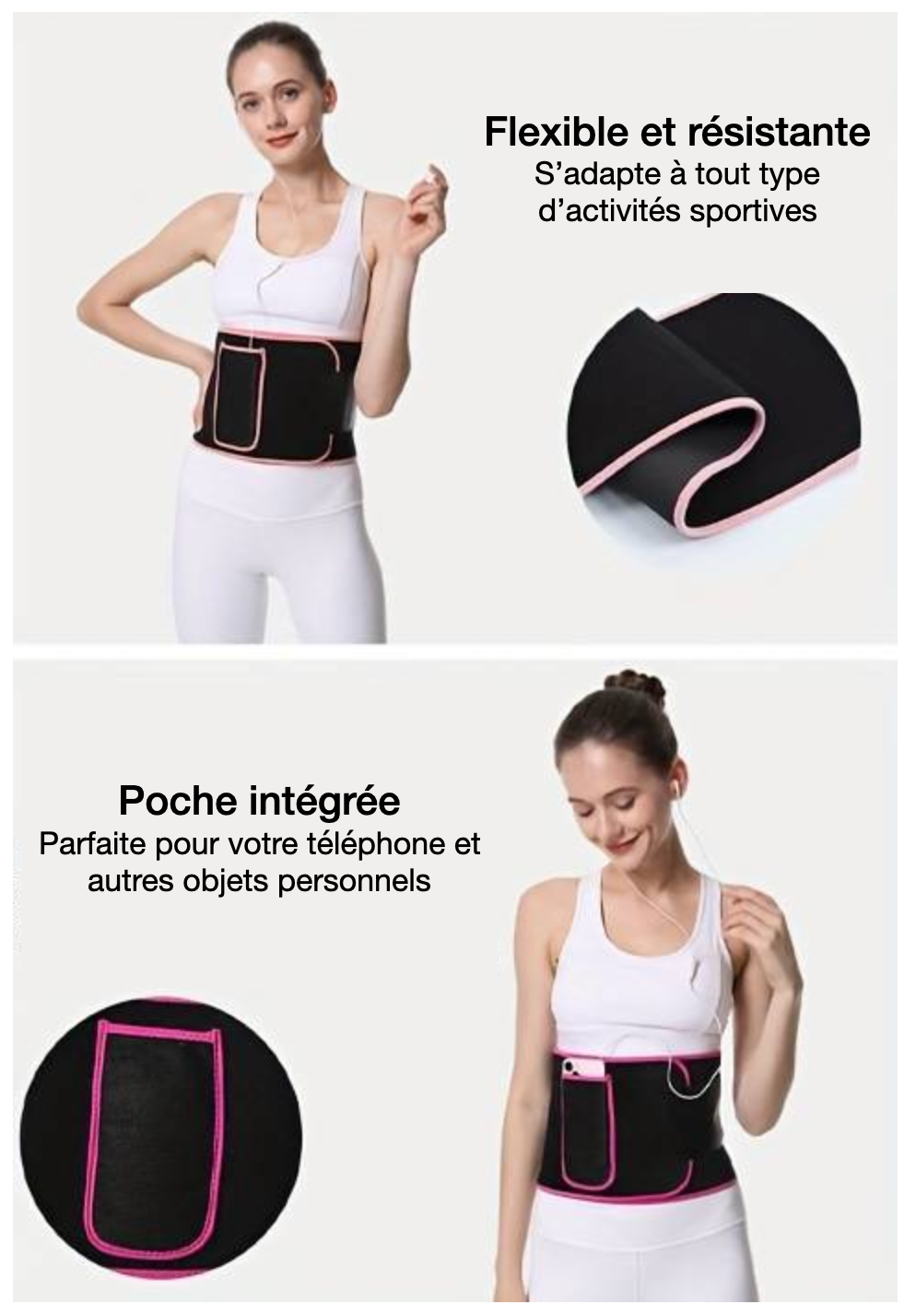 Ceinture abdominale de sudation Fitness – Boostez votre minceur