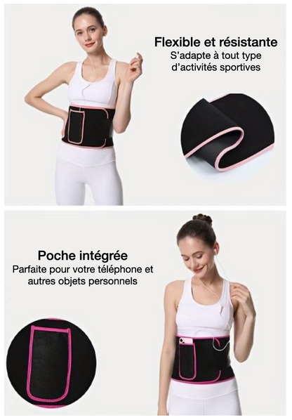 Ceinture abdominale de sudation Fitness – Boostez votre minceur