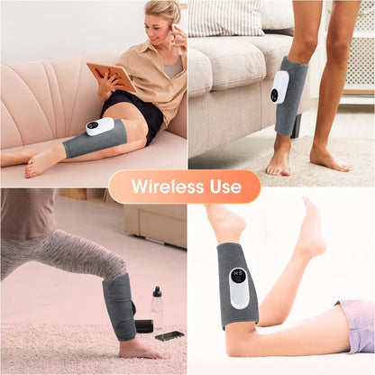 Masseur Électrique à Air Comprimé pour Mollets - Stimule la circulation & Détend