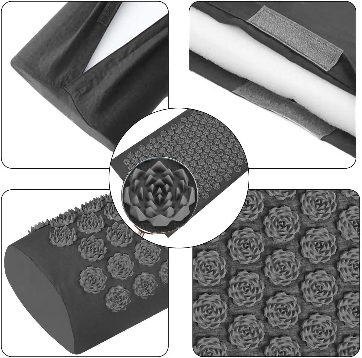 Tapis & Oreiller Fleurs  Lotus Yoga - Stimulez vos points d'acupression