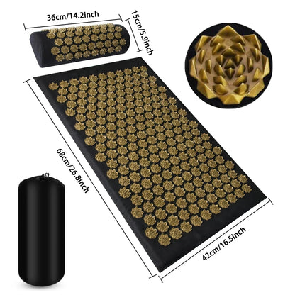 Tapis & Oreiller Fleurs  Lotus Yoga - Stimulez vos points d'acupression