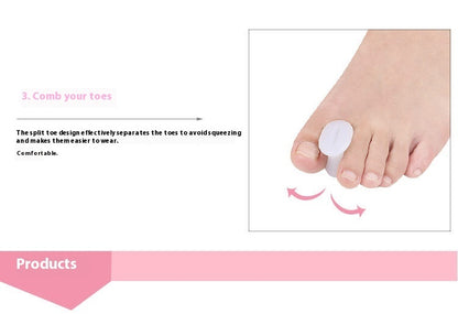 Séparateurs d'Orteils en Silicone - Confort et Soin des Pieds