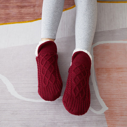 Chaussettes d'intérieur Antidérapantes en Sherpa pour Adultes et Enfants - Confort & Chaleur