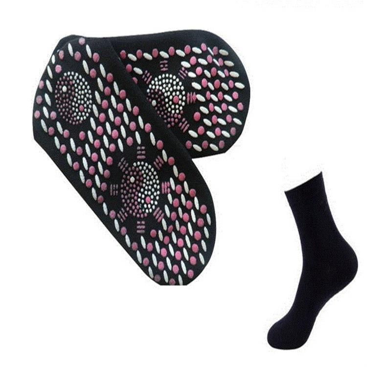 Chaussettes Chauffantes en Tourmaline Lot de 3 - Confort pour les Pieds