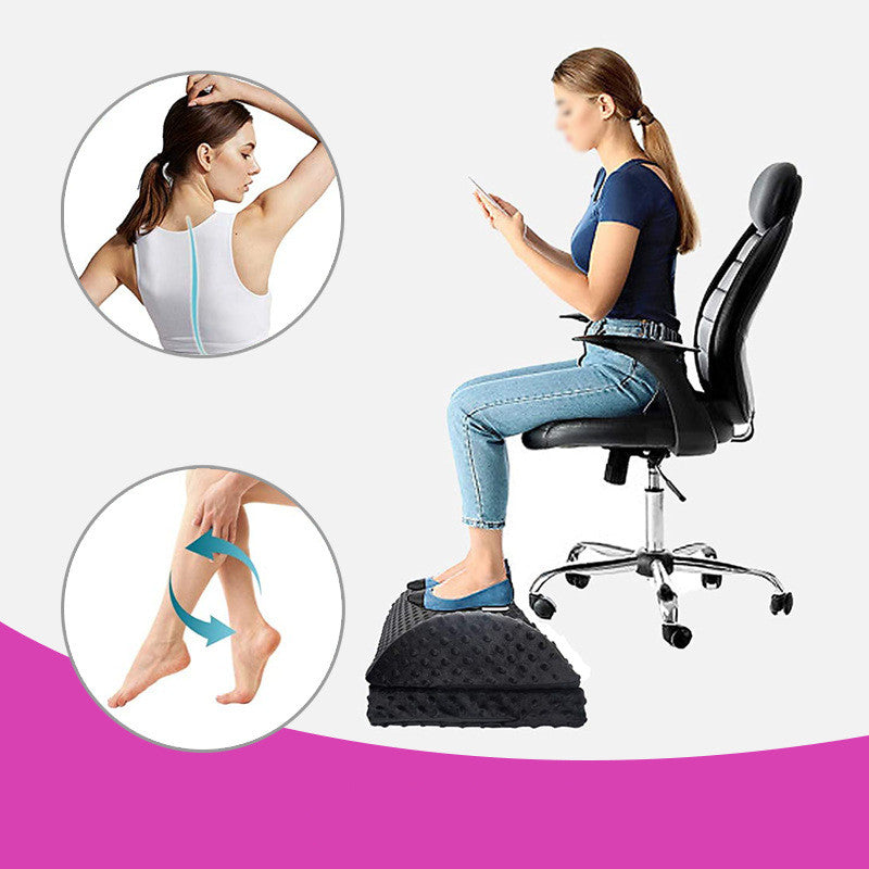 Repose-pieds à mémoire de forme doux - Relaxation et soutien pour vos pieds
